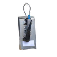 Edelstahl-Schnur Out-the-Top Hochleistungs-Gefängnis Telefon für alle Arten von öffentlichen Nutzung